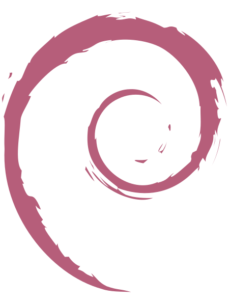 Debian coloured logo