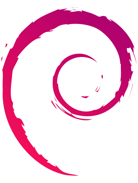 Debian gadient logo